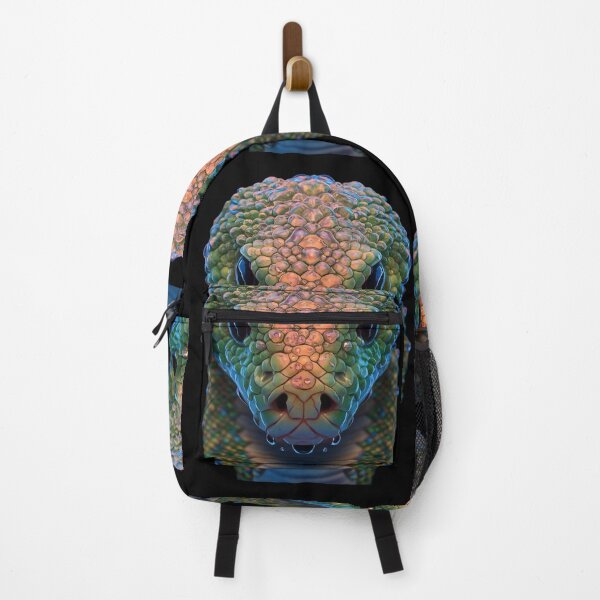 Item preview, Close up of a Snake Head, Showcasing Highly Detailed and vivid Scales with a Mesmerizing Fractal Like Pattern designed and sold by macadolie.