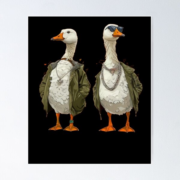 Item preview, Stylish ducks dressed in fashionable designed and sold by Tee Studio.