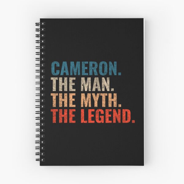 Item preview, Cameron The Man The Myth The Legend Cameron Name Retro 70s distress designed and sold by Teelogic.