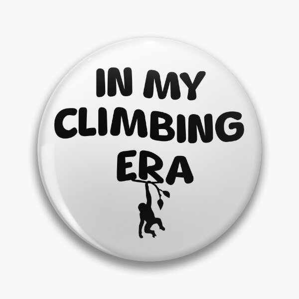 Item preview, In my climbing era curvy, stylish lettering black designed and sold by Bouldershop.