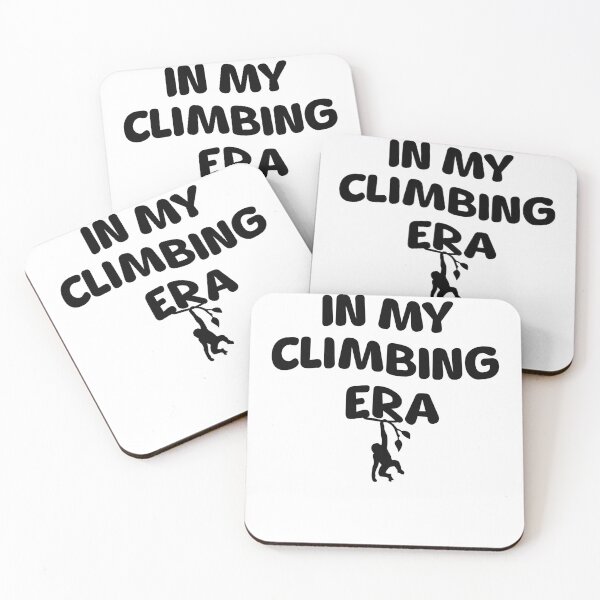 Item preview, In my climbing era curvy, stylish lettering black designed and sold by Bouldershop.