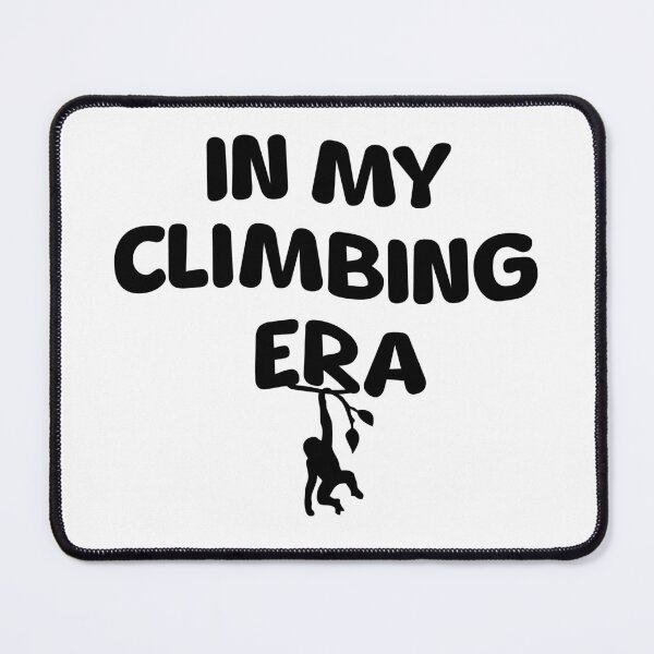 Item preview, In my climbing era curvy, stylish lettering black designed and sold by Bouldershop.