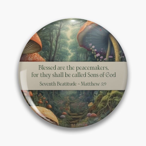 Item preview, Seventh Beatitude Matthew 5:9 (The Beatitudes from Sermon on The Mount) designed and sold by WideIsTheGate.