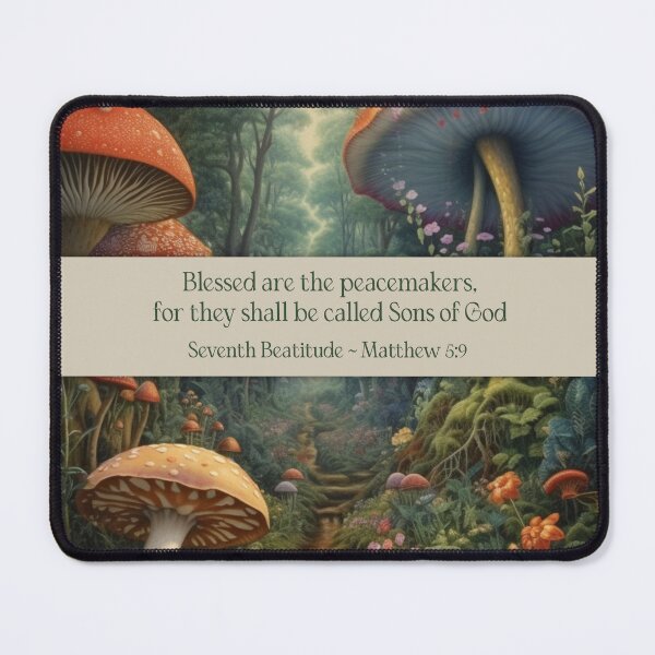 Item preview, Seventh Beatitude Matthew 5:9 (The Beatitudes from Sermon on The Mount) designed and sold by WideIsTheGate.