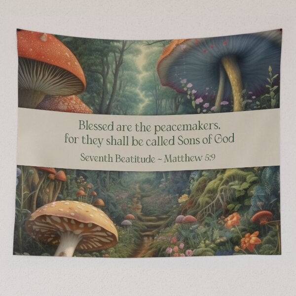 Item preview, Seventh Beatitude Matthew 5:9 (The Beatitudes from Sermon on The Mount) designed and sold by WideIsTheGate.