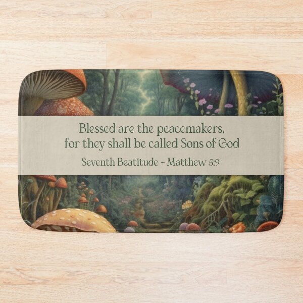 Item preview, Seventh Beatitude Matthew 5:9 (The Beatitudes from Sermon on The Mount) designed and sold by WideIsTheGate.