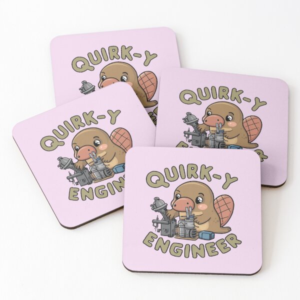 Item preview, Inventive Platypus: 'Quirk-y Engineer' Design designed and sold by CeruOStudios.