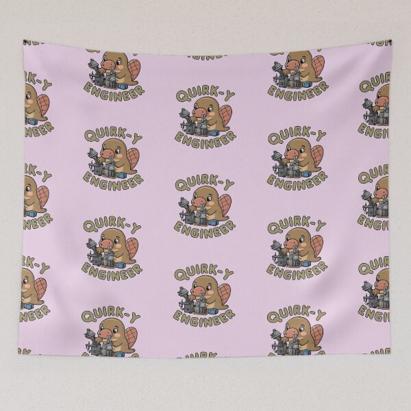 Item preview, Inventive Platypus: 'Quirk-y Engineer' Design designed and sold by CeruOStudios.