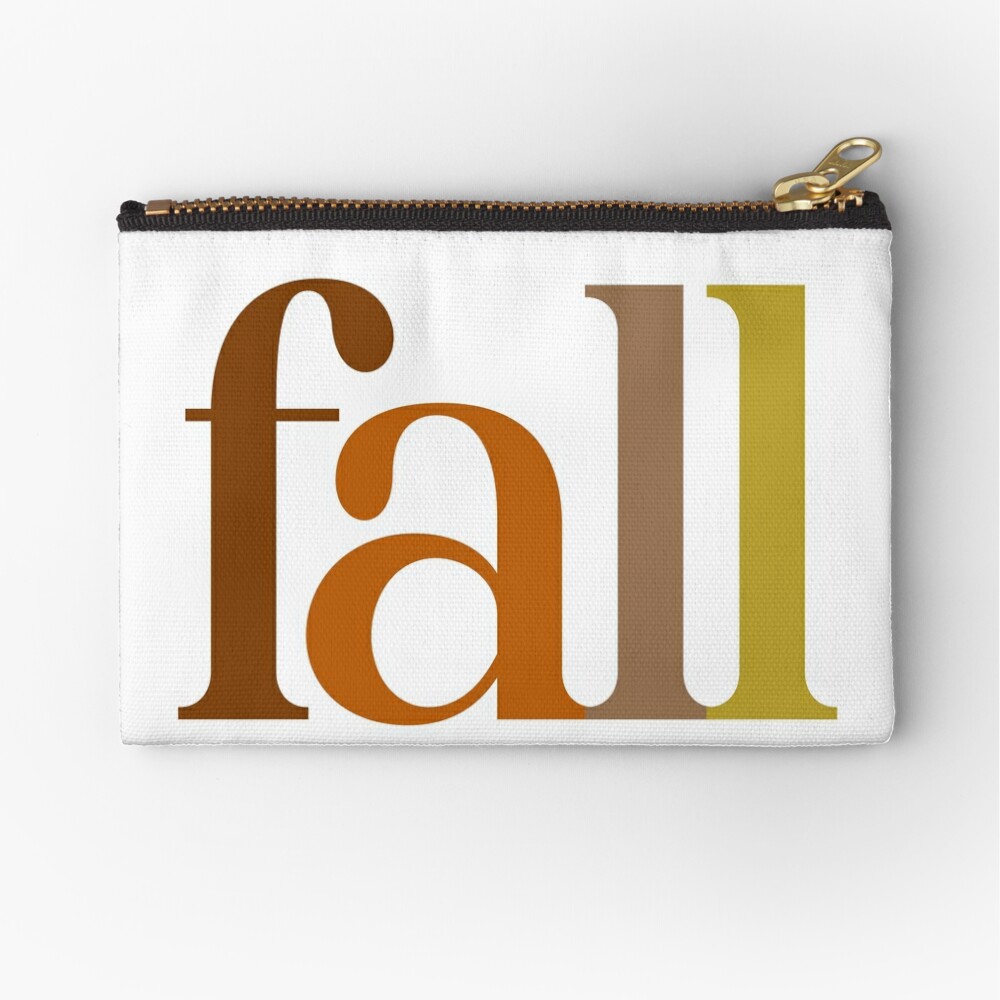 Fall Zipper Pouch