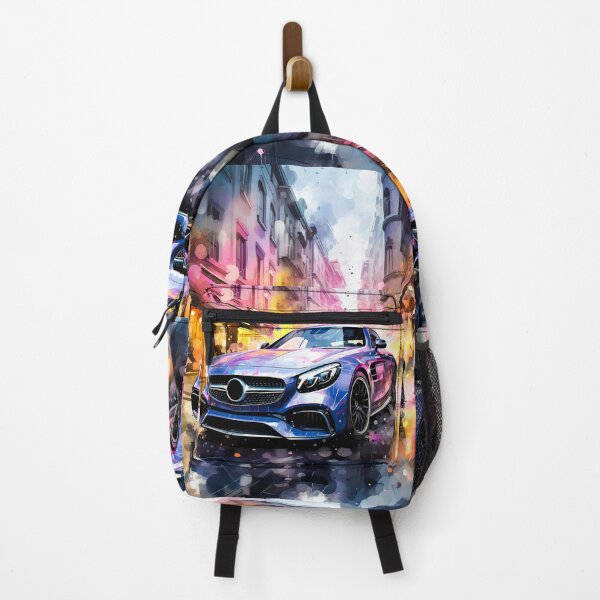 Item preview, Watercolor Cityscape Drive Mercedes AMG Coupe designed and sold by RevUpDesign.
