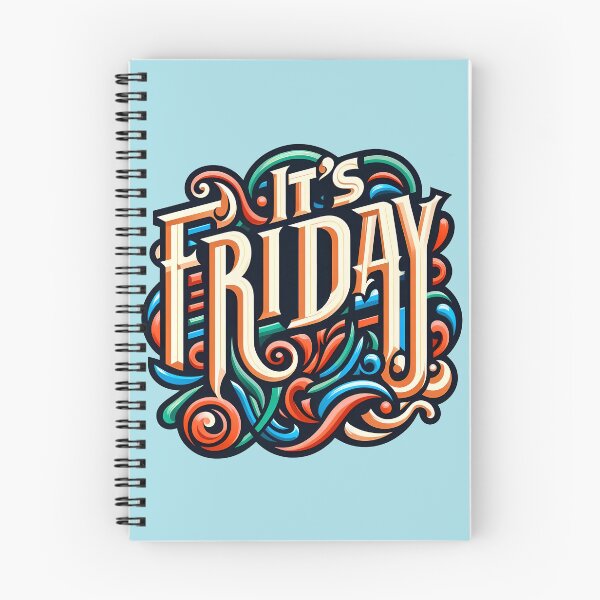 Item preview, It's Friday, typography, pun designed and sold by maxmaj.