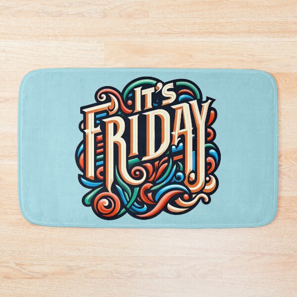 Item preview, It's Friday, typography, pun designed and sold by maxmaj.