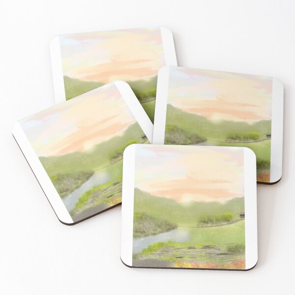 Item preview, Sun reflection green valley designed and sold by Art-by-JKC.