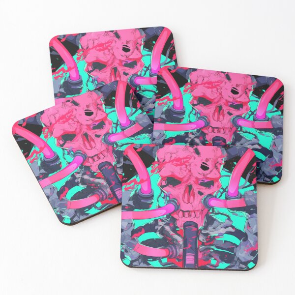 Item preview, Weird Cyberpunk Skull Tubes 80s Anime designed and sold by Nightarcade.