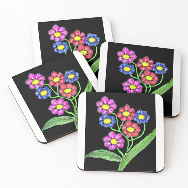 Item preview, Perky flowers designed and sold by Art-by-JKC.