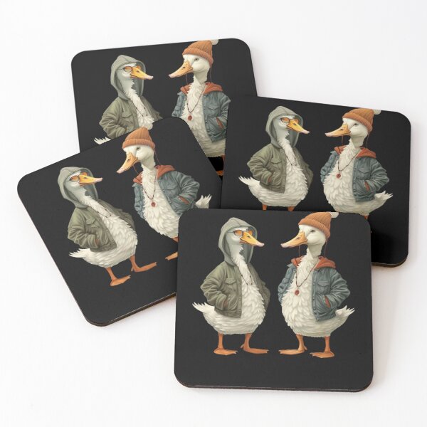 Item preview, Streetwear-dressed ducks looking designed and sold by Tee Studio.