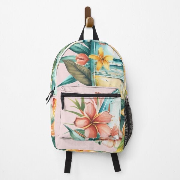 Item preview, Floral Summer Surfboard designed and sold by GiraffeCreative.