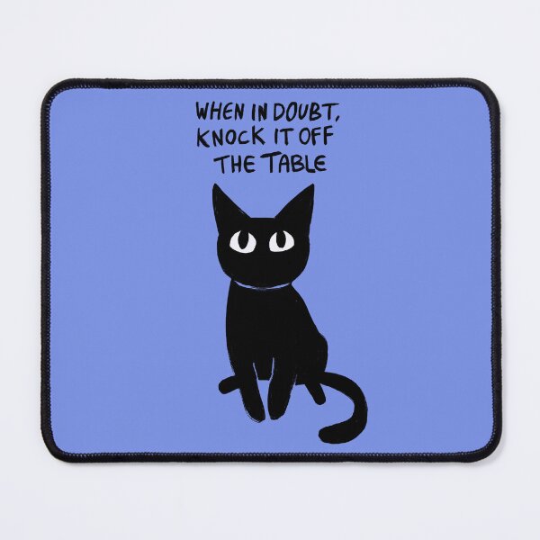 Item preview, Black Cat's Wisdom: Knock It Off designed and sold by yalih.
