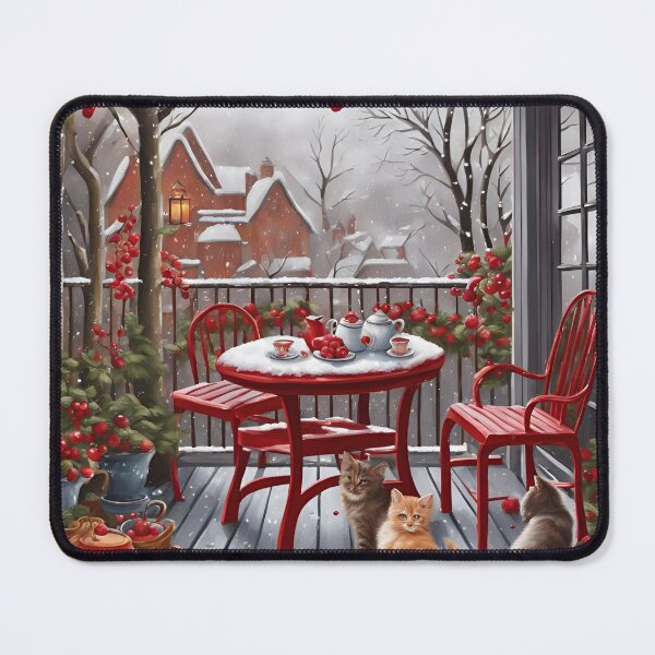 Item preview, Enjoyable Moments with Red Tea Garden and Cats designed and sold by Diclebaybas.