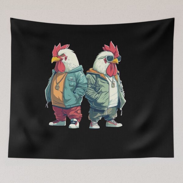 Item preview, Trendy streetwear on fashionable chicken designed and sold by Tee Studio.