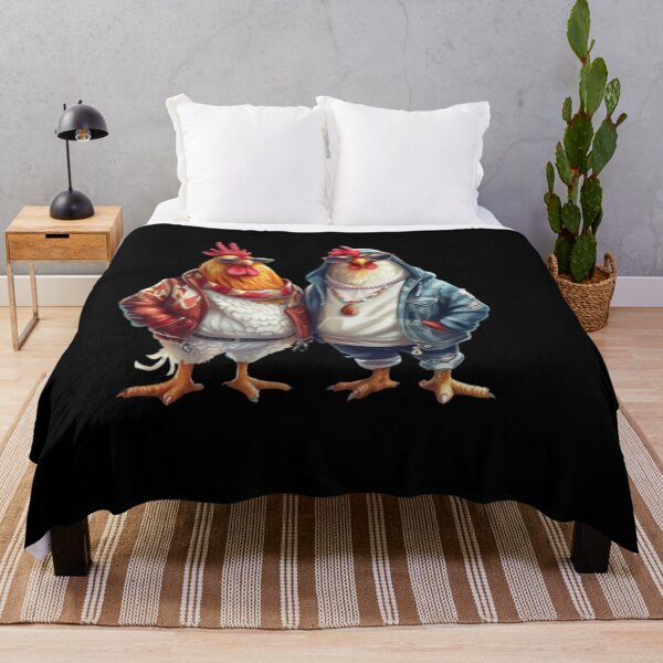 Item preview, Streetwear-dressed chickens looking designed and sold by Tee Studio.