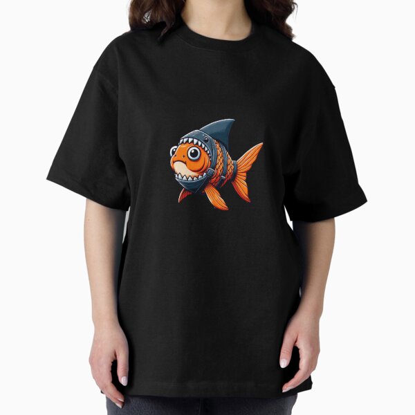 Artikel-Vorschau von Denkweise ist alles Goldfisch Hai Lustige Motivation Big Fish Motivation, designt und verkauft von dukito.