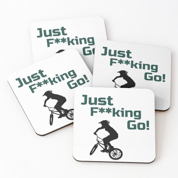 Item preview, Bmx Bike - Just F--king Go! designed and sold by TrueNorthSpirit.