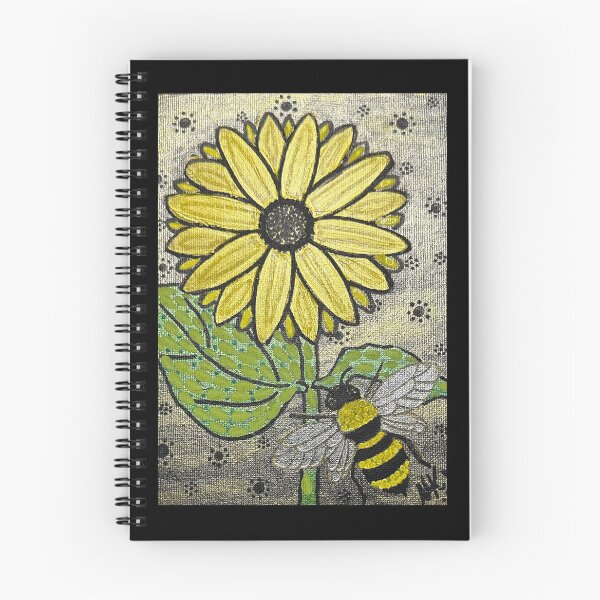 Item preview, SUNFLOWER BEE designed and sold by flora-kitty-art.