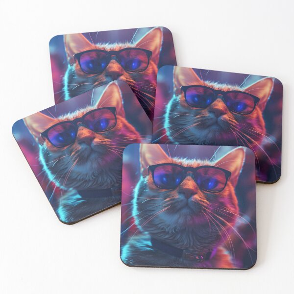 Item preview, Cool Cat with Sunglasses in a Night Club designed and sold by WeRPurrfection.