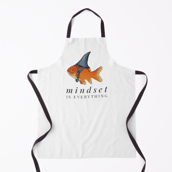Item preview, Mindset is Everything Goldfish Shark Funny Motivational Big Fish Motivational designed and sold by Logiamerch.