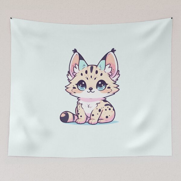 Item preview, Cute savannah cat designed and sold by Anna Halasek.