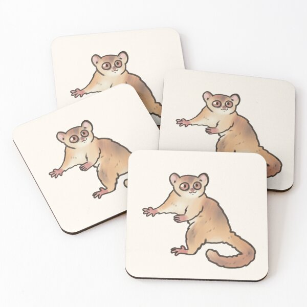 Item preview, Cute Gray mouse lemur illustration  designed and sold by Artofmayara.
