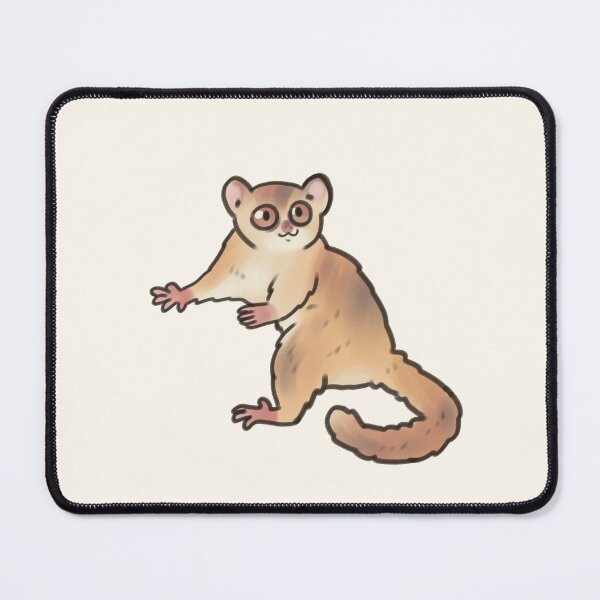 Item preview, Cute Gray mouse lemur illustration  designed and sold by Artofmayara.