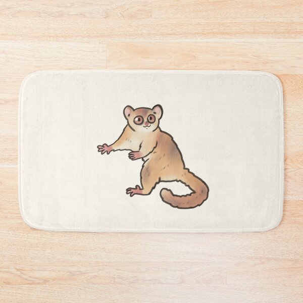 Item preview, Cute Gray mouse lemur illustration  designed and sold by Artofmayara.