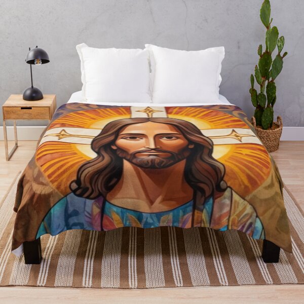 Item preview, Jesus in a batik robe 3 designed and sold by Warih.