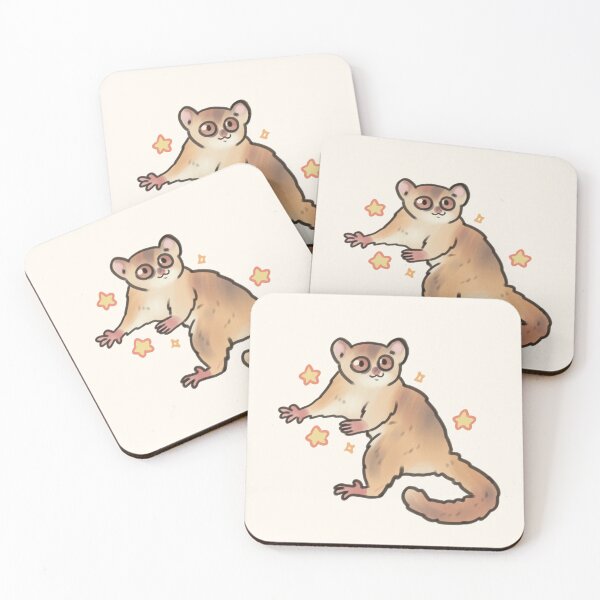 Item preview, Cute Gray mouse lemur art  designed and sold by Artofmayara.