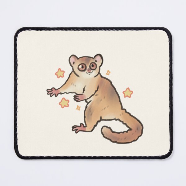 Item preview, Cute Gray mouse lemur art  designed and sold by Artofmayara.