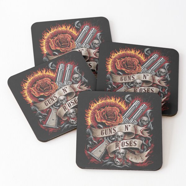 Aperçu de l'œuvre Guns N' Roses Rock Artwork – Conception de T-Shirt audacieux et dynamique créée et vendue par DigitalMoods.