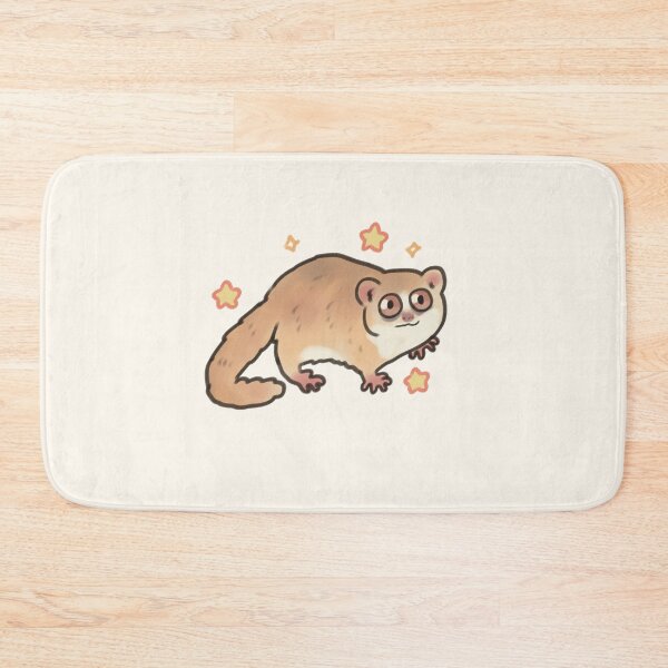 Item preview, Gray mouse lemur with stars designed and sold by Artofmayara.