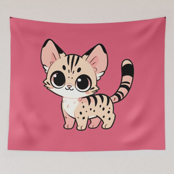 Item preview, Cute savannah cat designed and sold by Anna Halasek.