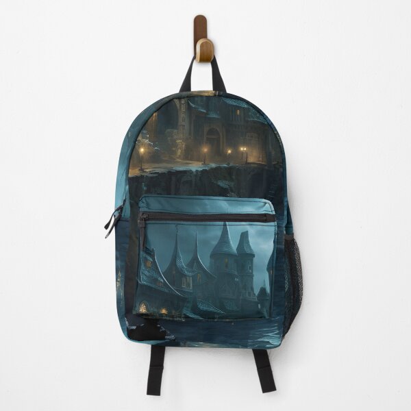 Item preview, Abstract Medieval Town designed and sold by GreenInkXpress.