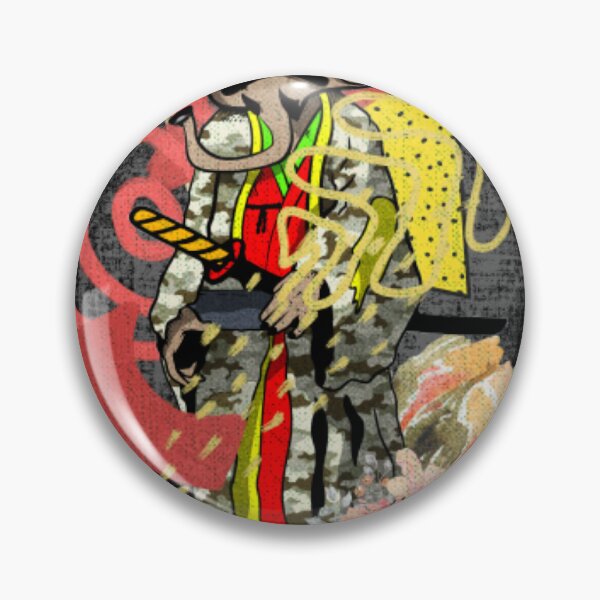 Item preview, Camouflaged Elephant Samurai Warrior designed and sold by TrevionYoster.