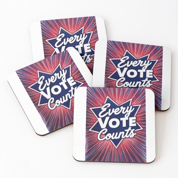 Item preview, Every Vote Counts - Patriotic Election Design designed and sold by merve02shop.