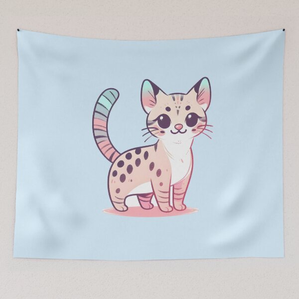 Item preview, Cute savannah cat designed and sold by Anna Halasek.