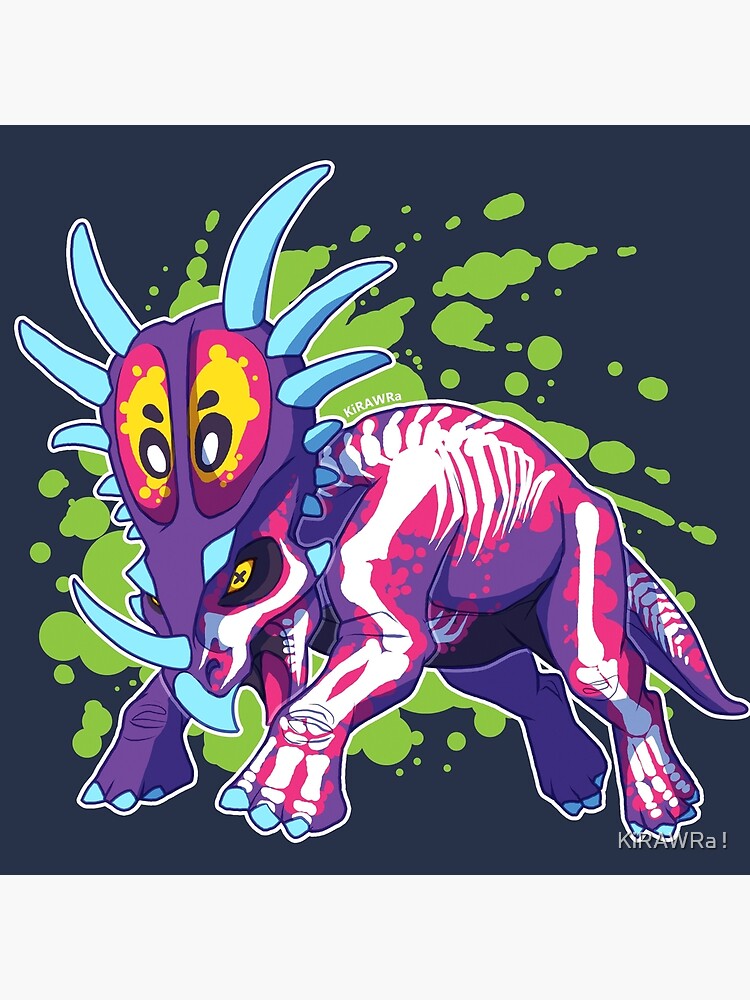 Thumbnail 2 von 2, Galeriedruck, Radioaktiver Styracosaurus designt und verkauft von Kirara.