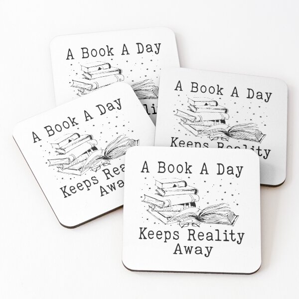 Item preview, A Book A Day Keeps Reality Away designed and sold by Ruby-christian.