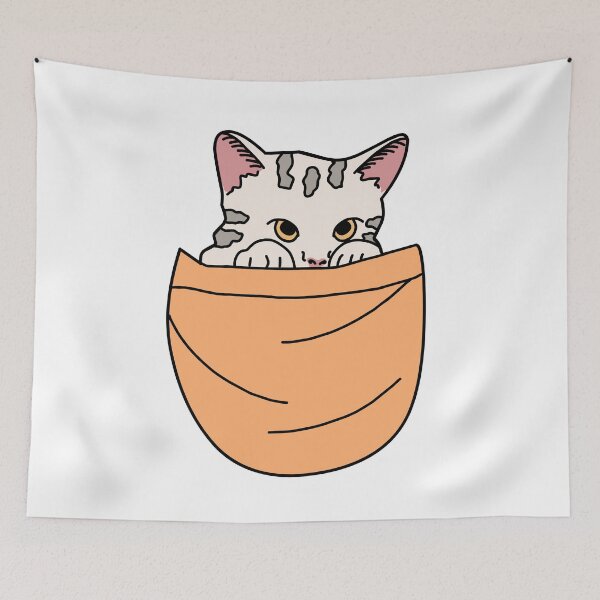 Item preview, Cat in pocket designed and sold by Brexmore3.