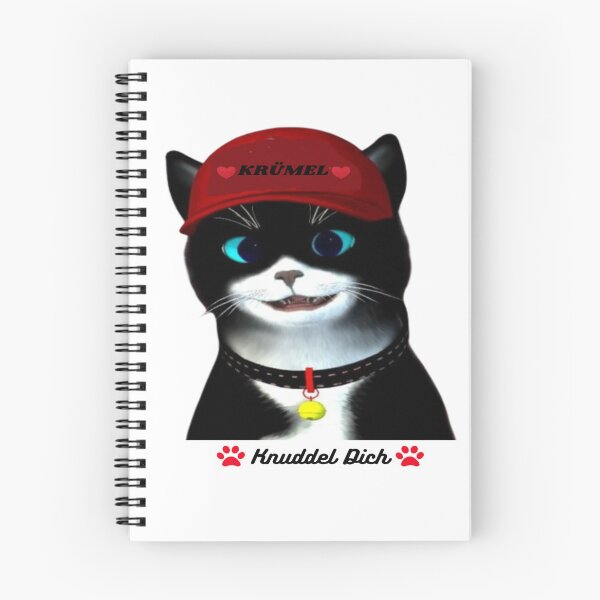 Item preview, Tomcat Krümel with heart designed and sold by Kater-Kruemel.