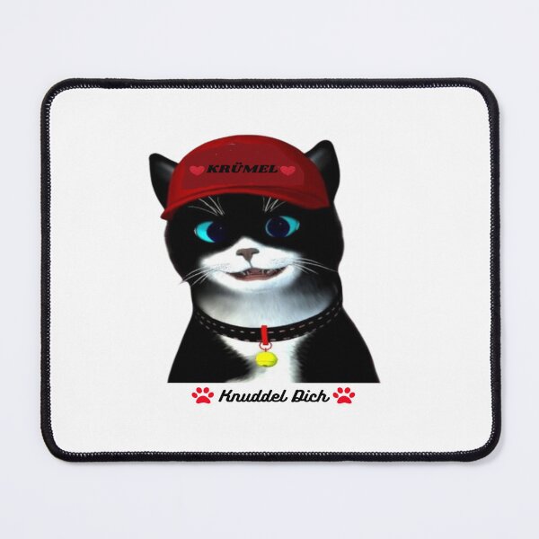 Item preview, Tomcat Krümel with heart designed and sold by Kater-Kruemel.