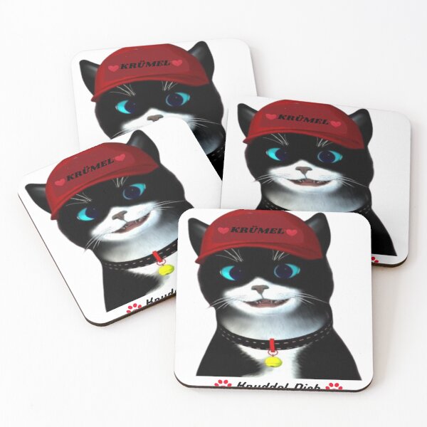 Item preview, Tomcat Krümel with heart designed and sold by Kater-Kruemel.